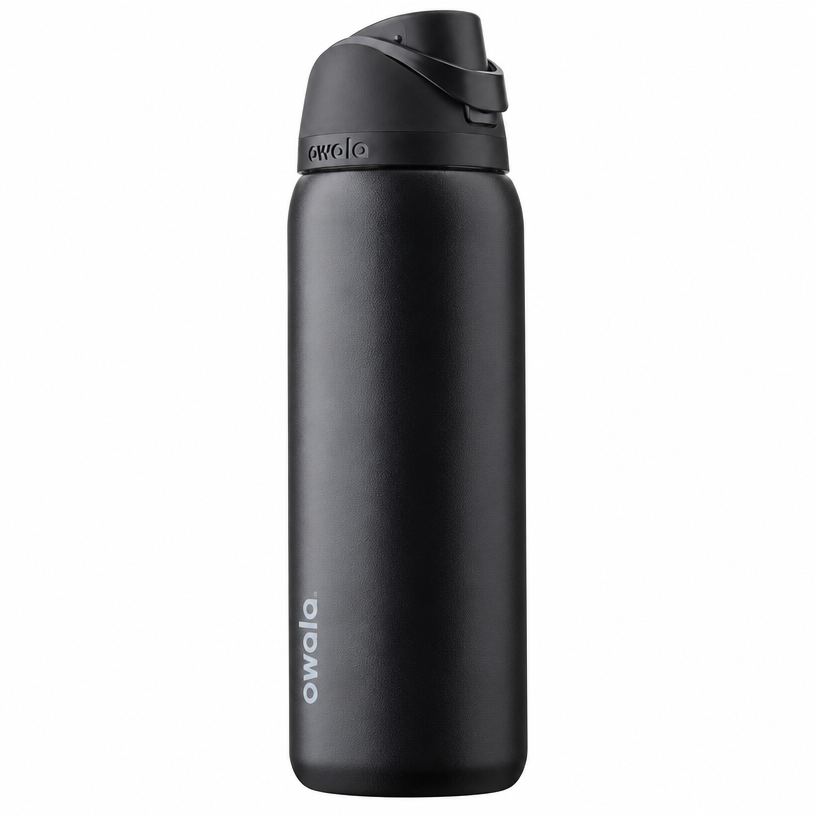 Steel water bottle from the hydration collection
